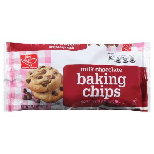 Harris Teeter™ Milk Chocolate Baking Chips Perspective: front