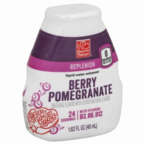 Harris Teeter® Replenish Berry Pomegranate Liquid Water Enhancer Perspective: front