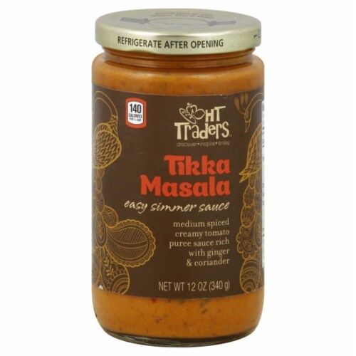 Harris Teeter Traders™ Tikka Masala Easy Simmer Cooking Sauce Perspective: front