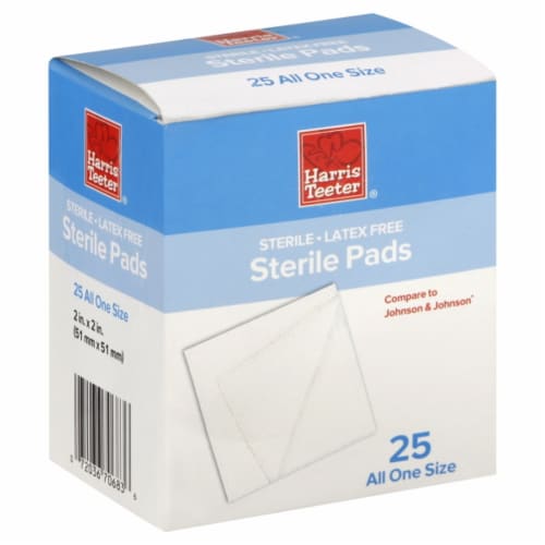 Harris Teeter® Latex Free Sterile First Aid Pads Perspective: front