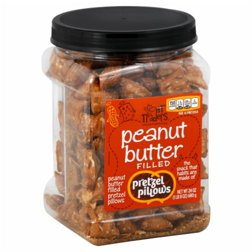 HT Traders Peanut Butter Filled Pretzel Pillows Perspective: front