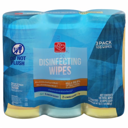 Harris Teeter Disinfecting Wipes Perspective: front