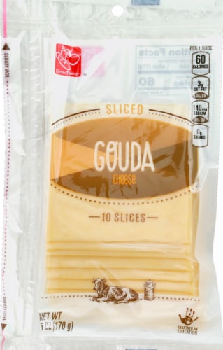 Harris Teeter Sliced Gouda Cheese Perspective: front