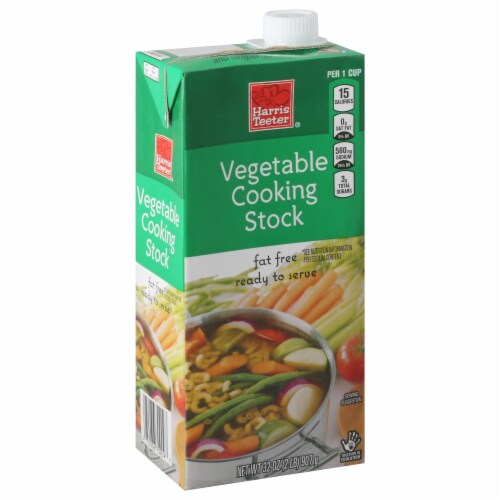 Harris Teeter® Fat Free Vegetable Stock Perspective: front