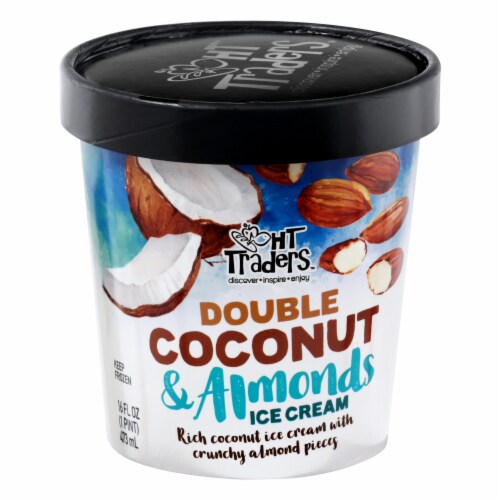 HT Traders™ Double Coconut & Almonds Ice Cream