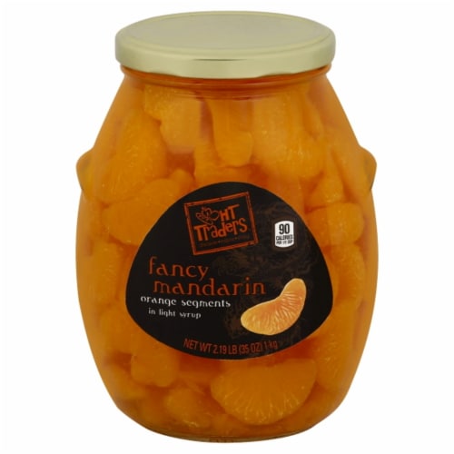 HT Traders™ Fancy Mandarin Jarred Orange Segments Perspective: front