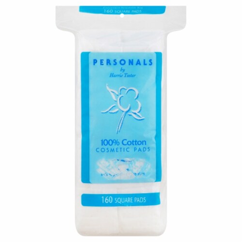 Harris Teeter™ 100% Cotton Cosmetic Square Pads Perspective: front