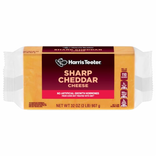 Harris Teeter® Sharp Cheddar Cheese Block Perspective: front