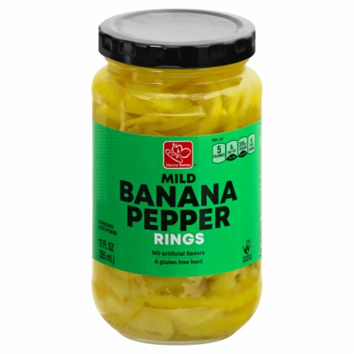 Harris Teeter™ Mild Banana Pepper Rings Perspective: front
