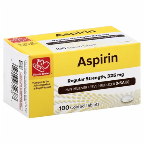 Harris Teeter™ Asprin Coated Tablets 325mg Perspective: front