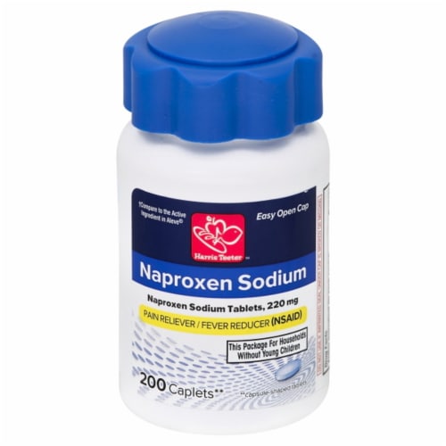 Harris Teeter™ Naproxen Sodium Caplets 220mg Perspective: front