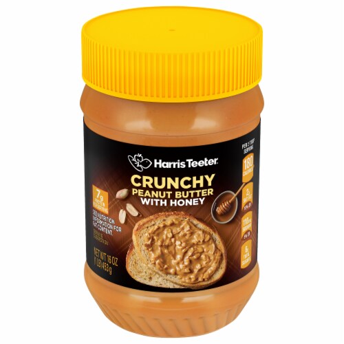 Harris Teeter™ Crunchy Honey Roasted Peanut Butter Perspective: front