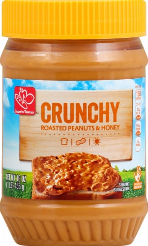 Harris Teeter™ Crunchy Honey Roasted Peanut Butter Perspective: front