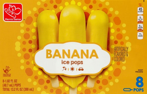 Harris Teeter™ Banana Ice Pops Perspective: front