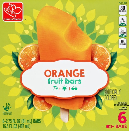 Harris Teeter™ Orange Fruit Bars Perspective: front
