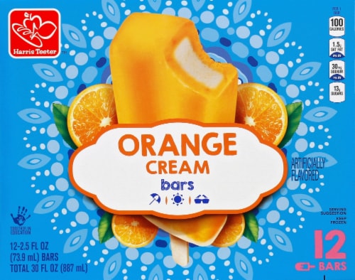 Harris Teeter™ Orange Cream Bars Perspective: front