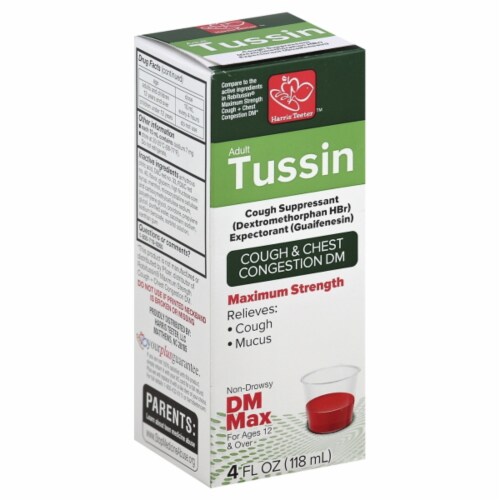 Harris Teeter™ Adult Tussin Cough & Chest Congestion DM Liquid Perspective: front