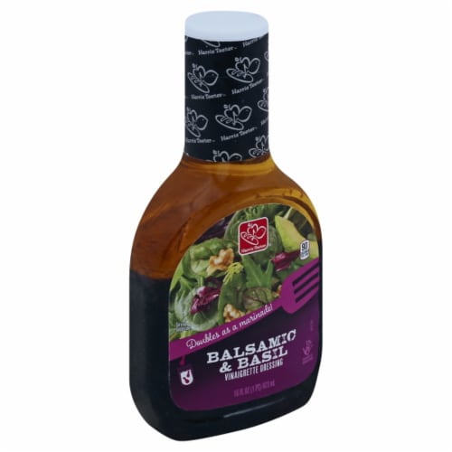 Harris Teeter™ Balsamic & Basil Vinaigette Dressing Perspective: front