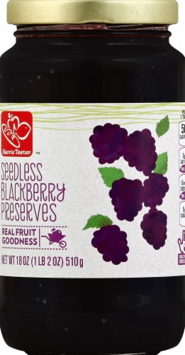 Harris Teeter Seedless Blackberry Preserves Perspective: front