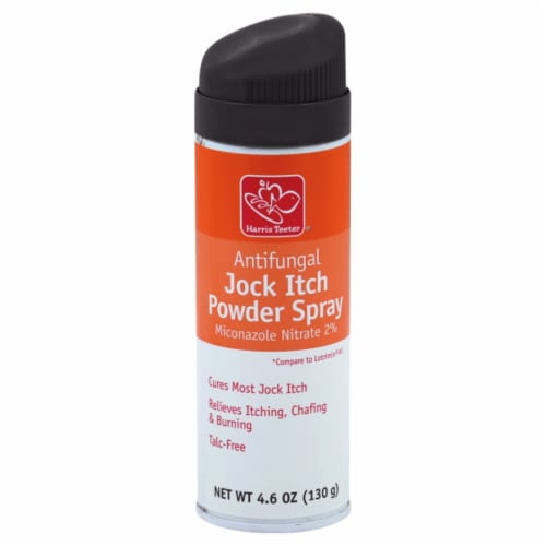 Harris Teeter™ Antifungal Jock Itch Miconazole Nitrate 2% Powder Spray Perspective: front
