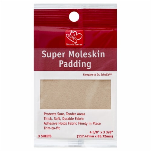 Walgreens Super Moleskin Padding Sheets 4-5/8 inch x 3-3/8 inch