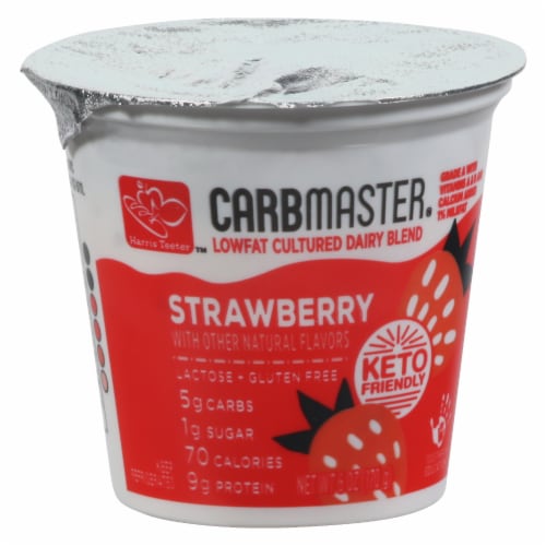 Harris Teeter™ Carbmaster® Strawberry Lactose Free Yogurt Perspective: front