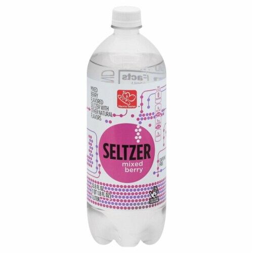 Harris Teeter™ Mixed Berry Flavored Seltzer Bottled Water Perspective: front