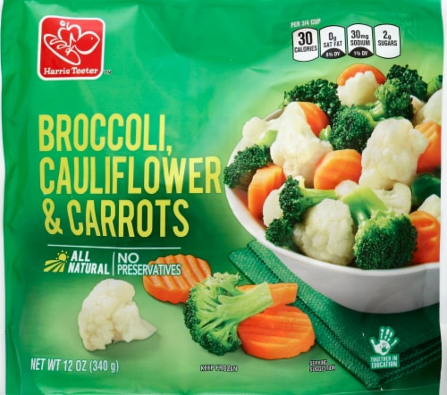 Harris Teeter™ Broccoli, Cauliflower, & Carrots Perspective: front