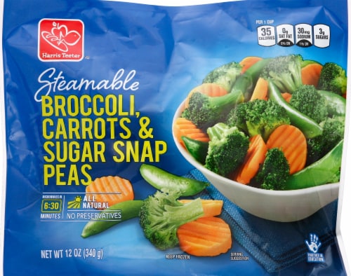 Harris Teeter™ Broccoli, Carrots, & Sugar Snap Peas Perspective: front