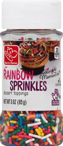 Harris Teeter™ Rainbow Sprinkles Dessert Toppings Perspective: front