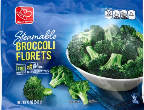 Harris Teeter™ Steamable Broccoli Florets Perspective: front