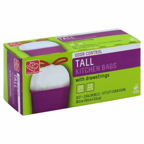 Harris Teeter™ Odor Control Tall 13 Gallon Kitchen Trash Bags, 20