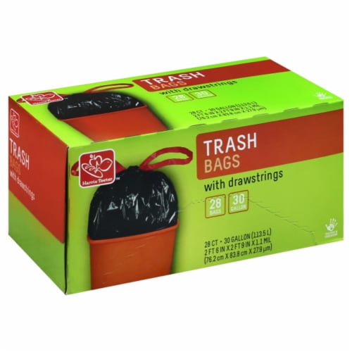 Glad Recycling Blue Large Drawstring Bags, 28 ct - Kroger