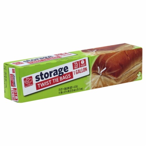 Harris Teeter™ Gallon Storage Twist Tie Bags Perspective: front