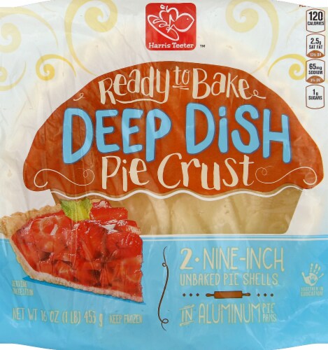 Harris Teeter™ Ready to Bake Deep Dish Pie Crusts Perspective: front