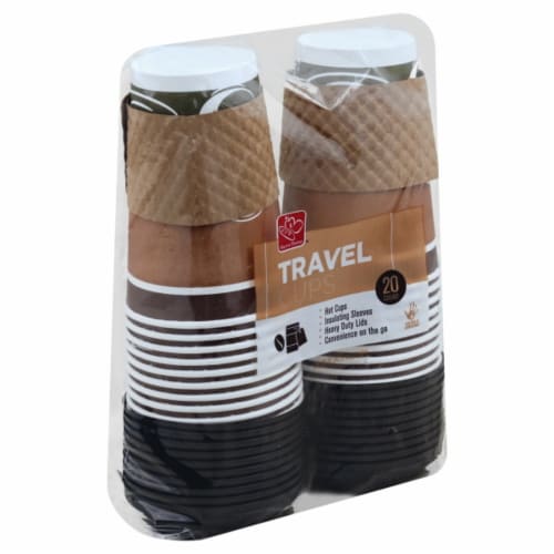 Harris Teeter™ Travel Cups with Lids Perspective: front