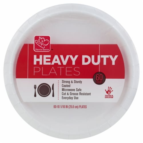 Red Heavy Duty Paper Plates