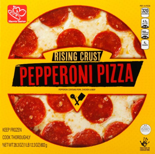 Harris Teeter™ Rising Crust Pepperoni Pizza Perspective: front