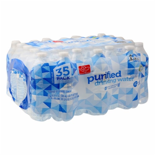 Great Value Purified Drinking Water, 16.9 fl oz, 24 Count