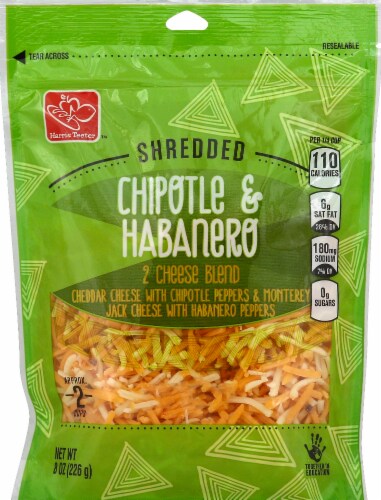 Harris Teeter™ Shredded Chipotle & Habanero 2 Cheese Blend Perspective: front