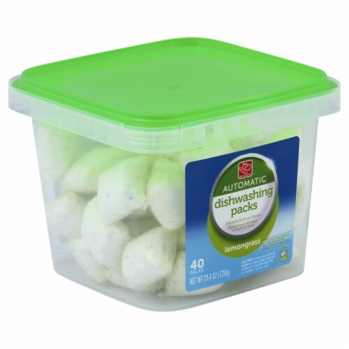 Harris Teeter™ Lemongrass Automatic Dishwashing Packs Perspective: front
