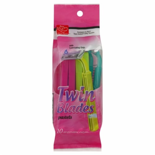 Harris Teeter™ Pastels Twin Blades Disposable Razors Perspective: front