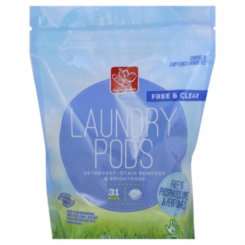 Harris Teeter Free & Clear Pods Laundry Detergent Pods Perspective: front