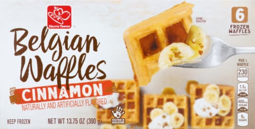 Harris Teeter™ Cinnamon Belgian Waffles Perspective: front