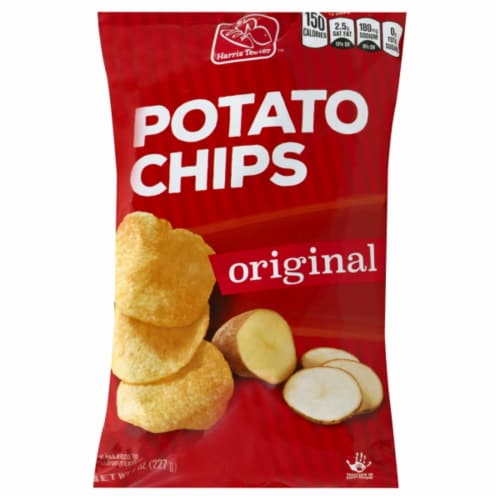 Harris Teeter™ Original Potato Chips Perspective: front