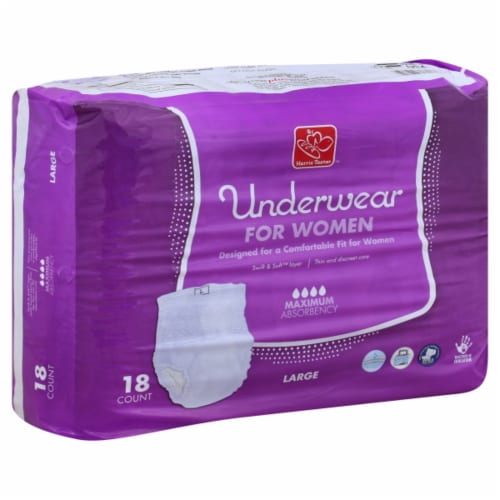 Harris Teeter™ Large Maximum Absorbency Women's Incontinence Underwear, 18  ct - Harris Teeter