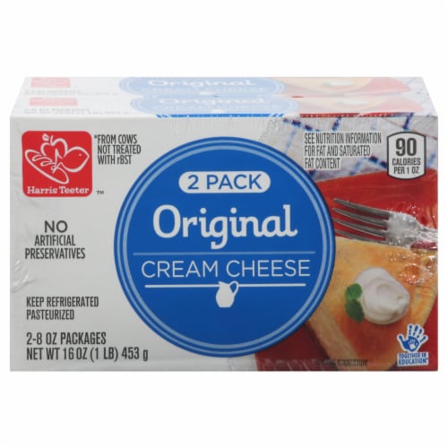 Harris Teeter™ Original Cream Cheese, 2 ct / 8 oz - Harris Teeter