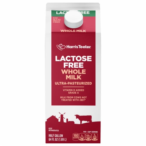 Harris Teeter™ Lactose Free Ultra Pasteurized Whole Milk Perspective: front
