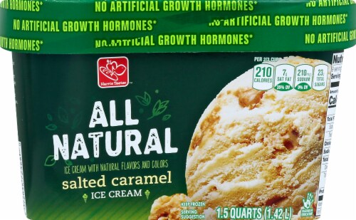 Harris Teeter™ All Natural Salted Caramel Ice Cream Perspective: front