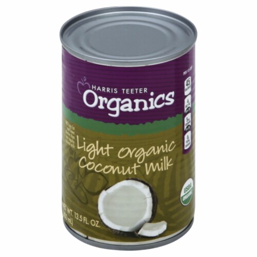 Harris Teeter Organics Light Organic Coconut Milk Perspective: front